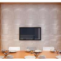 3d pvc wall panel embossed wall board