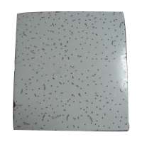 China Commercial Wholesale 595mmx595mm Smoke Mineral Fiber Ceiling Tiles